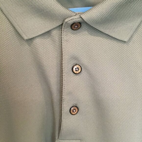 Grand Slam Golf Men's 3-Button Polo Shirt Size XXL in Green Activewear Casual - Picture 4 of 14